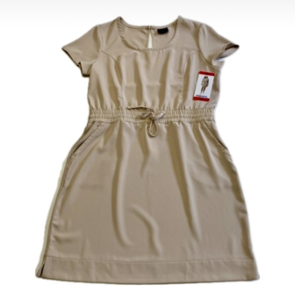 32 Degrees Ladies' Twill Dress, Moonlight (Beige/Tan), Medium, NWT - Picture 6 of 11